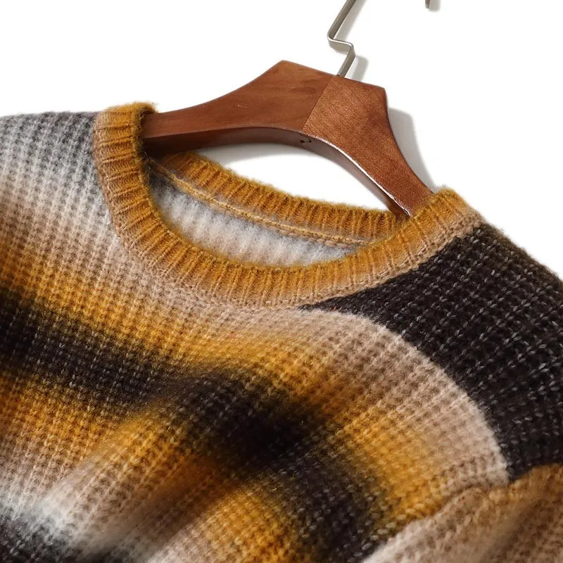 multicolor striped knit sweater-2