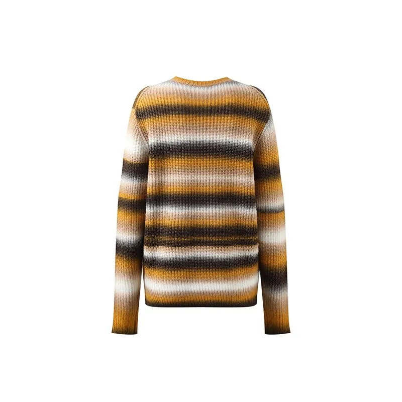 multicolor striped knit sweater-1