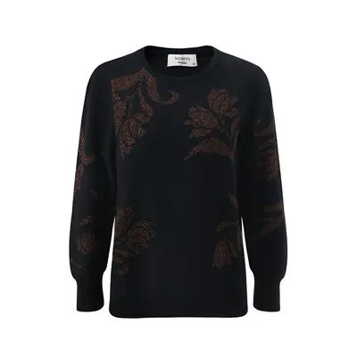 Jersei negre elegant per a dona