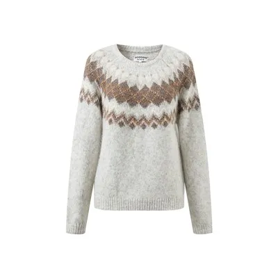 Jersei Vintage Fair Isle per a dona